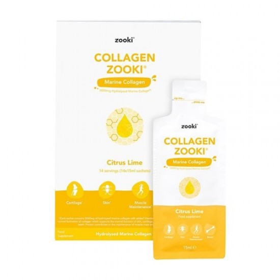YourZooki Liposomal Collagen Zooki™ | YourZooki | 14 (15ml) Sachets (14 Days) (5000MG)